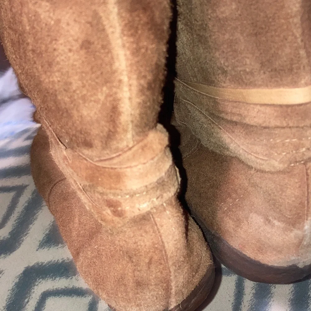 Steger Mukluks Tan Suede Winter Boots 8‎